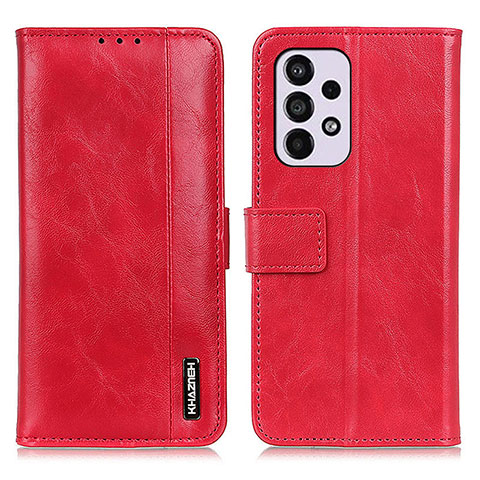 Funda de Cuero Cartera con Soporte Carcasa M11L para Samsung Galaxy A33 5G Rojo