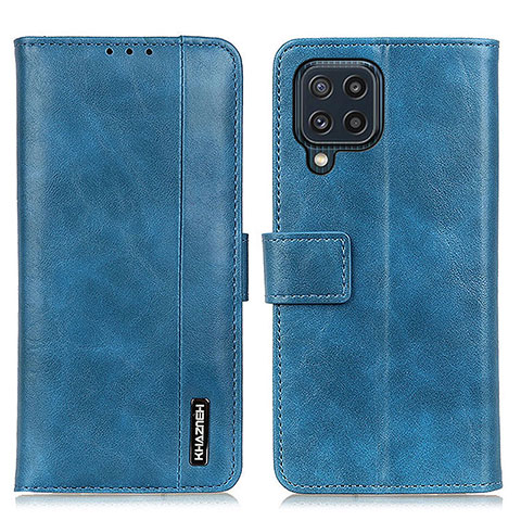 Funda de Cuero Cartera con Soporte Carcasa M11L para Samsung Galaxy M32 4G Azul