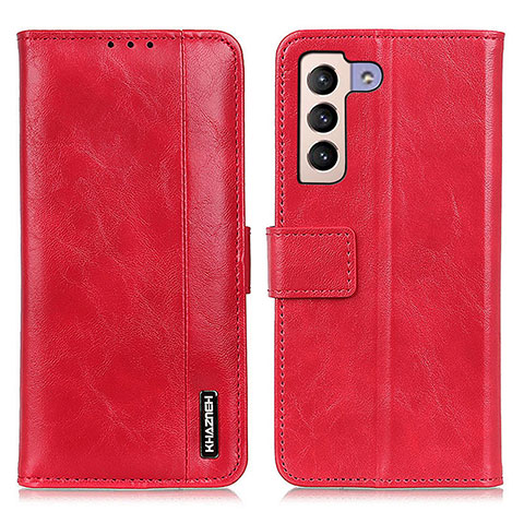 Funda de Cuero Cartera con Soporte Carcasa M11L para Samsung Galaxy S21 Plus 5G Rojo