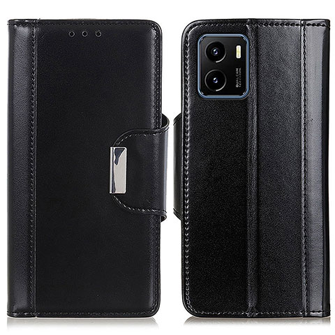 Funda de Cuero Cartera con Soporte Carcasa M11L para Vivo Y15C Negro