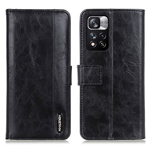 Funda de Cuero Cartera con Soporte Carcasa M11L para Xiaomi Mi 11i 5G (2022) Negro