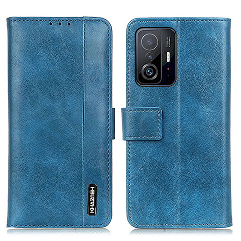 Funda de Cuero Cartera con Soporte Carcasa M11L para Xiaomi Mi 11T 5G Azul