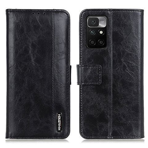 Funda de Cuero Cartera con Soporte Carcasa M11L para Xiaomi Redmi Note 11 4G (2021) Negro