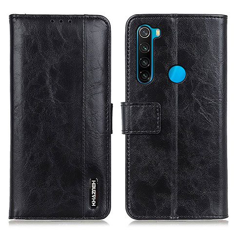 Funda de Cuero Cartera con Soporte Carcasa M11L para Xiaomi Redmi Note 8 (2021) Negro