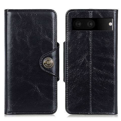 Funda de Cuero Cartera con Soporte Carcasa M12L para Google Pixel 7 5G Negro