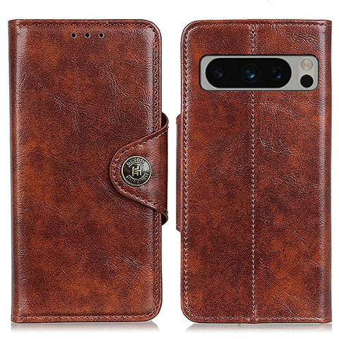 Funda de Cuero Cartera con Soporte Carcasa M12L para Google Pixel 8 Pro 5G Marron