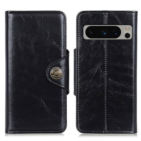 Funda de Cuero Cartera con Soporte Carcasa M12L para Google Pixel 8 Pro 5G Negro