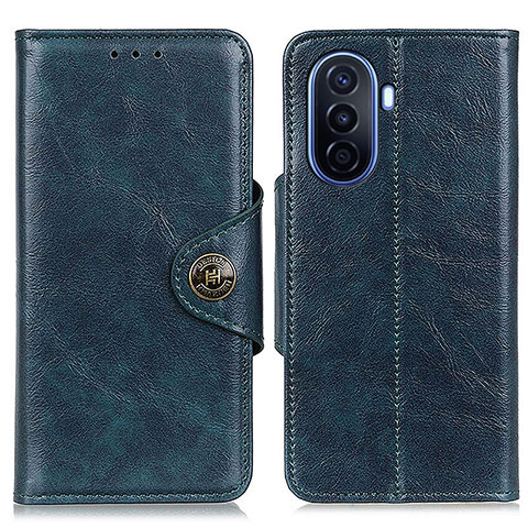 Funda de Cuero Cartera con Soporte Carcasa M12L para Huawei Enjoy 50 Azul