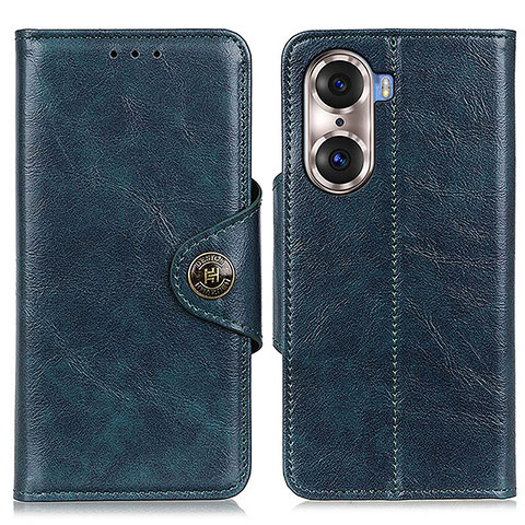 Funda de Cuero Cartera con Soporte Carcasa M12L para Huawei Honor 60 5G Azul