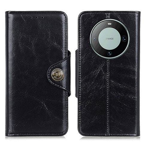 Funda de Cuero Cartera con Soporte Carcasa M12L para Huawei Mate 60 Pro+ Plus Negro