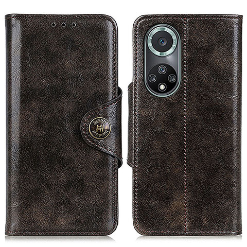 Funda de Cuero Cartera con Soporte Carcasa M12L para Huawei Nova 9 Pro Bronze