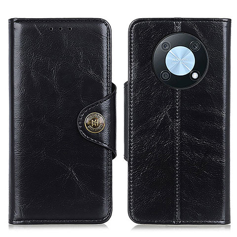 Funda de Cuero Cartera con Soporte Carcasa M12L para Huawei Nova Y90 Negro