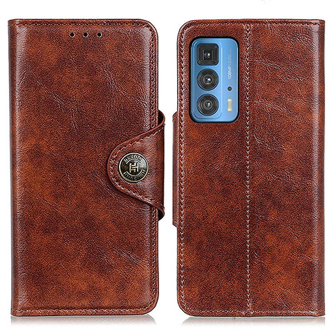 Funda de Cuero Cartera con Soporte Carcasa M12L para Motorola Moto Edge 20 Pro 5G Marron