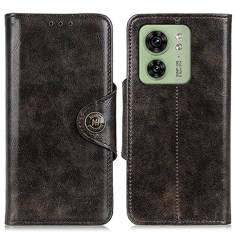 Funda de Cuero Cartera con Soporte Carcasa M12L para Motorola Moto Edge (2023) 5G Bronze