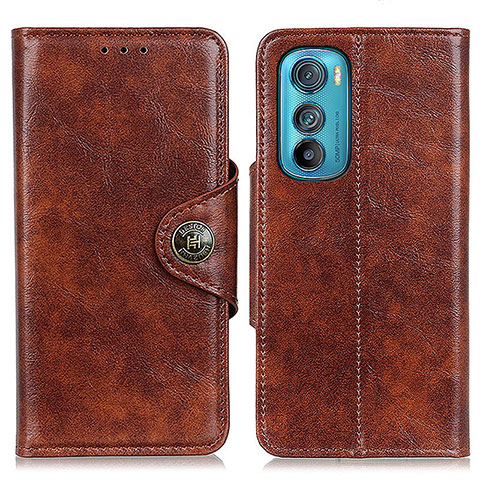 Funda de Cuero Cartera con Soporte Carcasa M12L para Motorola Moto Edge 30 5G Marron