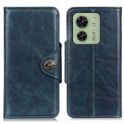 Funda de Cuero Cartera con Soporte Carcasa M12L para Motorola Moto Edge 40 5G Azul