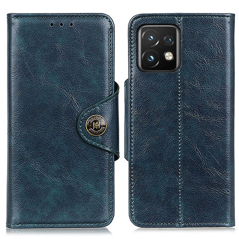 Funda de Cuero Cartera con Soporte Carcasa M12L para Motorola Moto Edge Plus (2023) 5G Azul