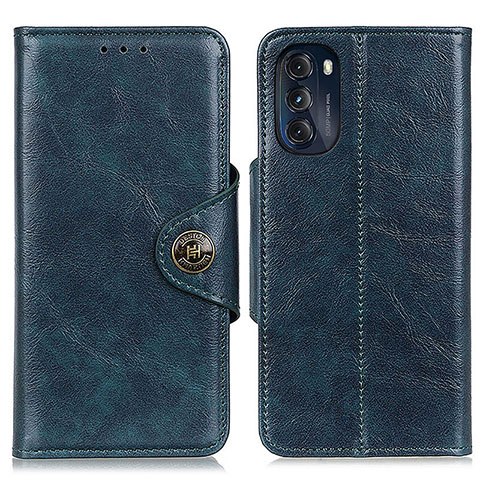 Funda de Cuero Cartera con Soporte Carcasa M12L para Motorola Moto G 5G (2022) Azul