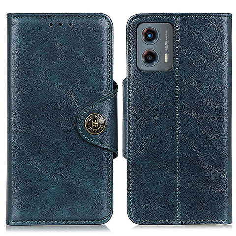 Funda de Cuero Cartera con Soporte Carcasa M12L para Motorola Moto G 5G (2023) Azul