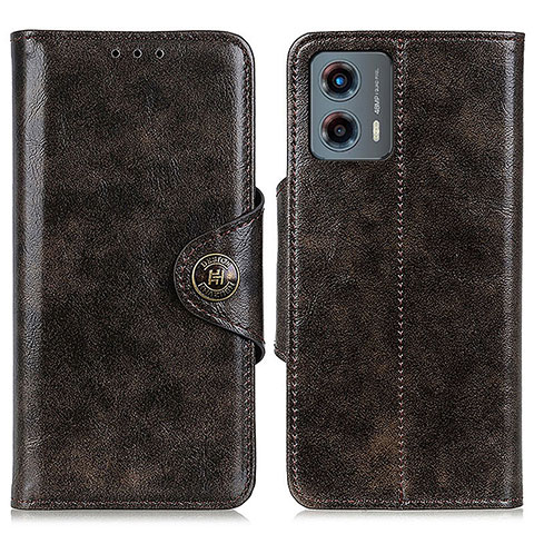 Funda de Cuero Cartera con Soporte Carcasa M12L para Motorola Moto G 5G (2023) Bronze