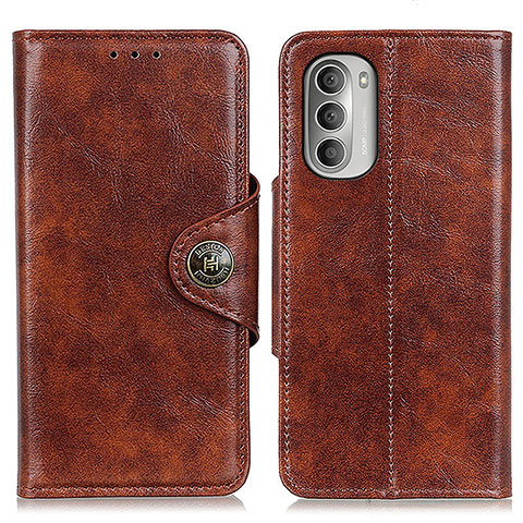 Funda de Cuero Cartera con Soporte Carcasa M12L para Motorola Moto G Stylus (2022) 4G Marron