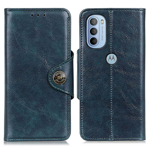 Funda de Cuero Cartera con Soporte Carcasa M12L para Motorola Moto G41 Azul