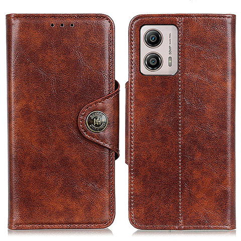 Funda de Cuero Cartera con Soporte Carcasa M12L para Motorola Moto G53j 5G Marron