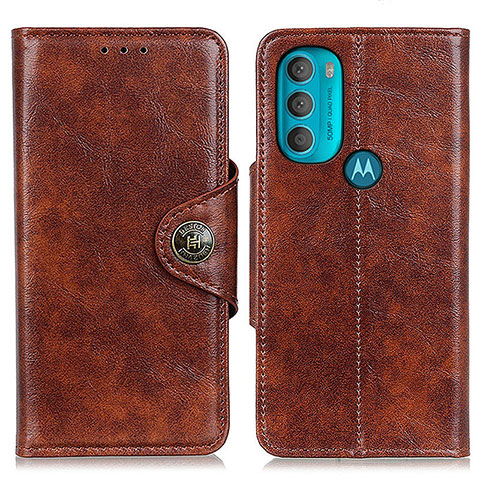 Funda de Cuero Cartera con Soporte Carcasa M12L para Motorola Moto G71 5G Bronze