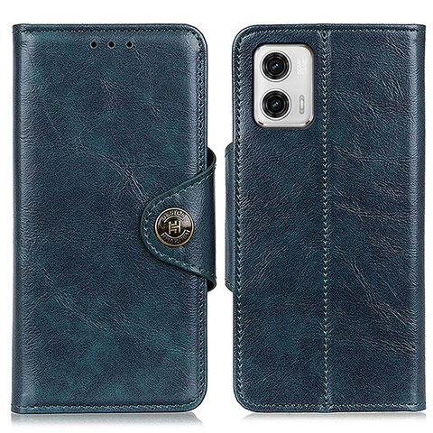 Funda de Cuero Cartera con Soporte Carcasa M12L para Motorola Moto G73 5G Azul