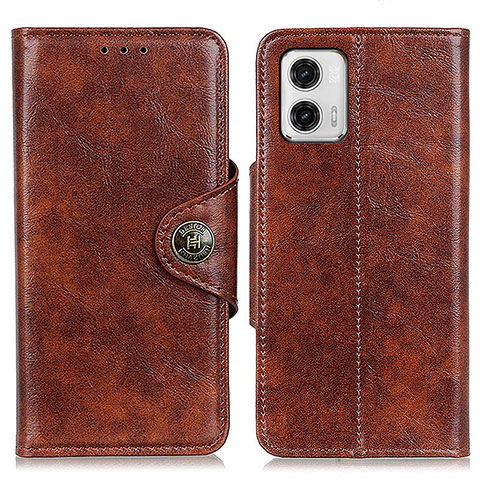 Funda de Cuero Cartera con Soporte Carcasa M12L para Motorola Moto G73 5G Marron