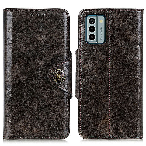 Funda de Cuero Cartera con Soporte Carcasa M12L para Nokia G22 Bronze