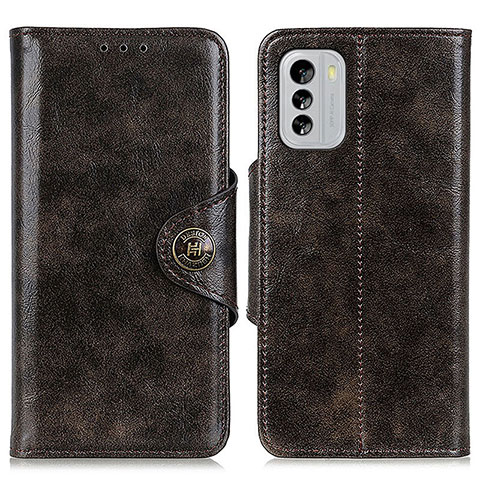 Funda de Cuero Cartera con Soporte Carcasa M12L para Nokia G60 5G Bronze