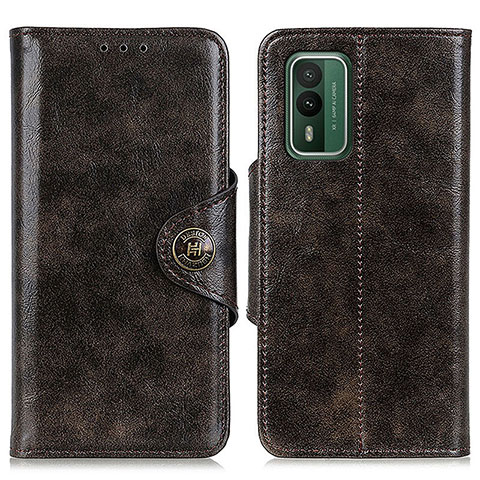 Funda de Cuero Cartera con Soporte Carcasa M12L para Nokia XR21 Bronze