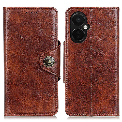 Funda de Cuero Cartera con Soporte Carcasa M12L para OnePlus Nord CE 3 5G Bronze