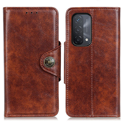 Funda de Cuero Cartera con Soporte Carcasa M12L para OnePlus Nord N200 5G Marron