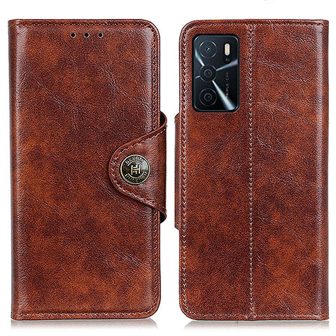 Funda de Cuero Cartera con Soporte Carcasa M12L para Oppo A16s Bronze