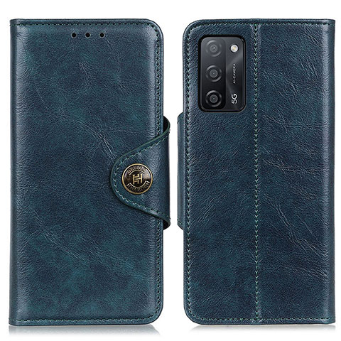 Funda de Cuero Cartera con Soporte Carcasa M12L para Oppo A53s 5G Azul