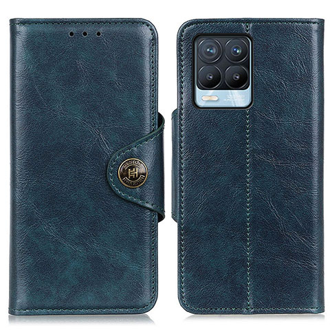 Funda de Cuero Cartera con Soporte Carcasa M12L para Realme 8 4G Azul