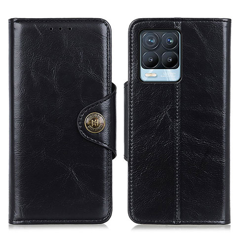 Funda de Cuero Cartera con Soporte Carcasa M12L para Realme 8 4G Negro