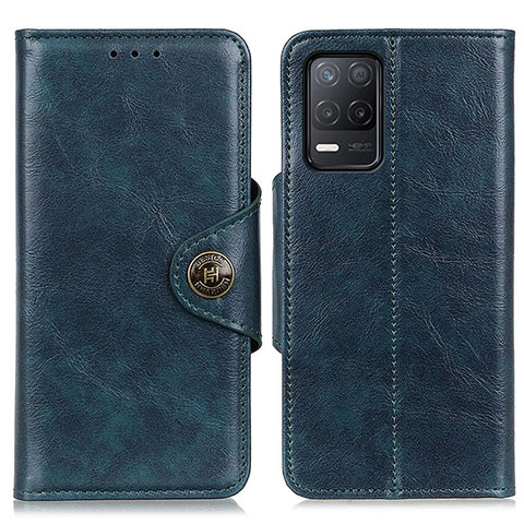 Funda de Cuero Cartera con Soporte Carcasa M12L para Realme 8 5G Azul