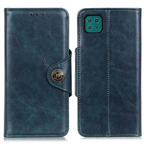 Funda de Cuero Cartera con Soporte Carcasa M12L para Samsung Galaxy A22 5G Azul