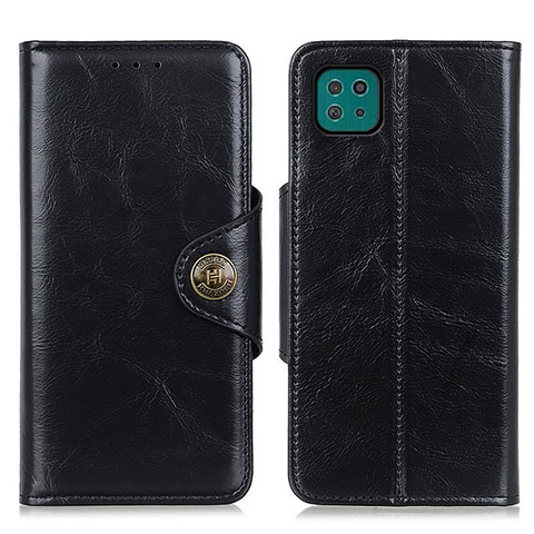 Funda de Cuero Cartera con Soporte Carcasa M12L para Samsung Galaxy A22s 5G Negro