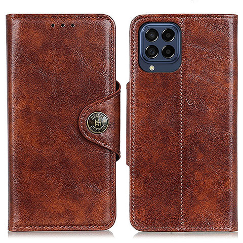 Funda de Cuero Cartera con Soporte Carcasa M12L para Samsung Galaxy M53 5G Marron