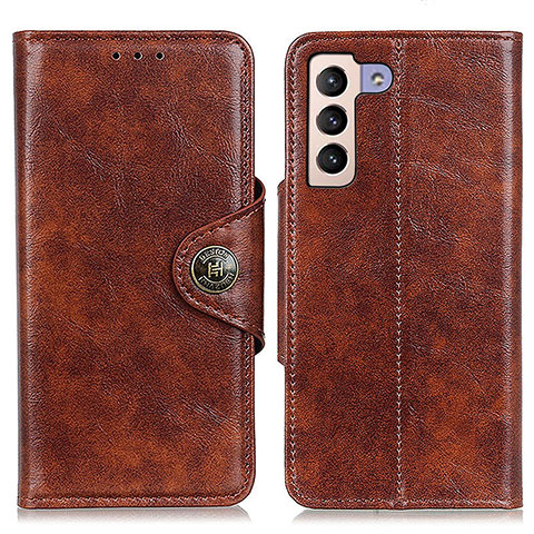 Funda de Cuero Cartera con Soporte Carcasa M12L para Samsung Galaxy S21 5G Marron