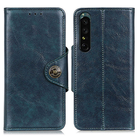 Funda de Cuero Cartera con Soporte Carcasa M12L para Sony Xperia 1 IV Azul