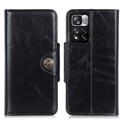 Funda de Cuero Cartera con Soporte Carcasa M12L para Xiaomi Mi 11i 5G (2022) Negro