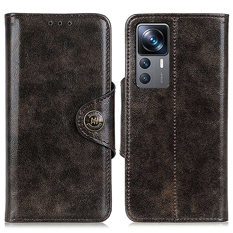 Funda de Cuero Cartera con Soporte Carcasa M12L para Xiaomi Mi 12T 5G Bronze