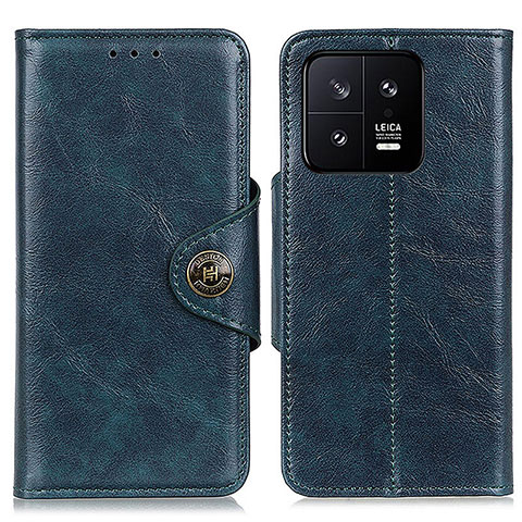 Funda de Cuero Cartera con Soporte Carcasa M12L para Xiaomi Mi 13 5G Azul