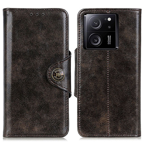 Funda de Cuero Cartera con Soporte Carcasa M12L para Xiaomi Mi 13T 5G Bronze