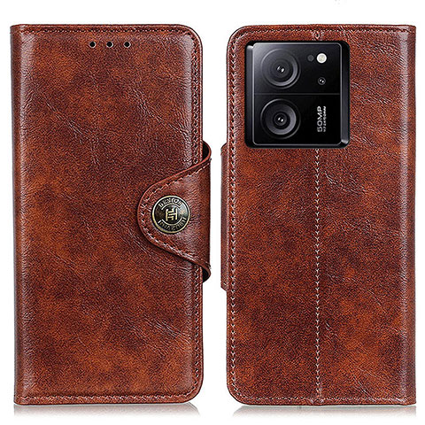 Funda de Cuero Cartera con Soporte Carcasa M12L para Xiaomi Mi 13T 5G Marron